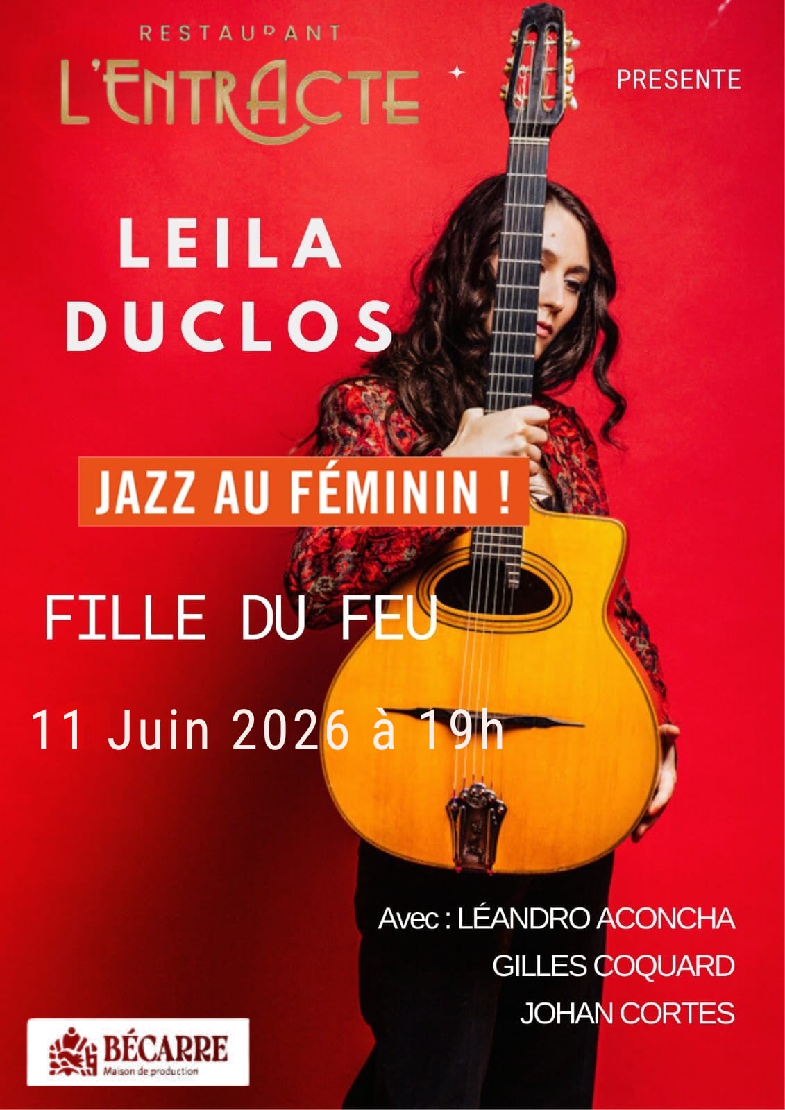 Leila Duclos, musicienne de jazz