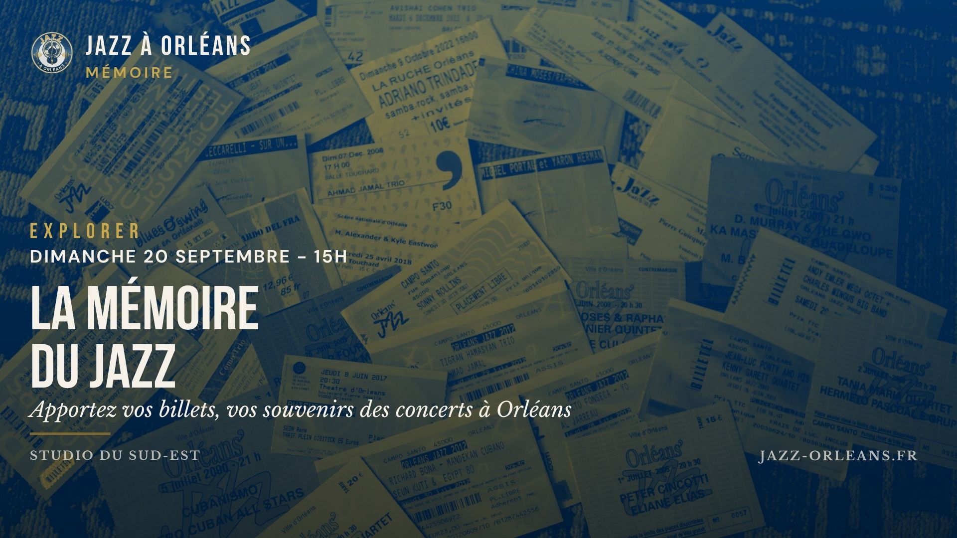 Mémoire du jazz à Orléans — lancement le 20 septembre